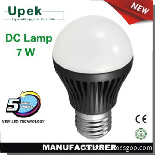 7w LED dc lamp for solar system home system